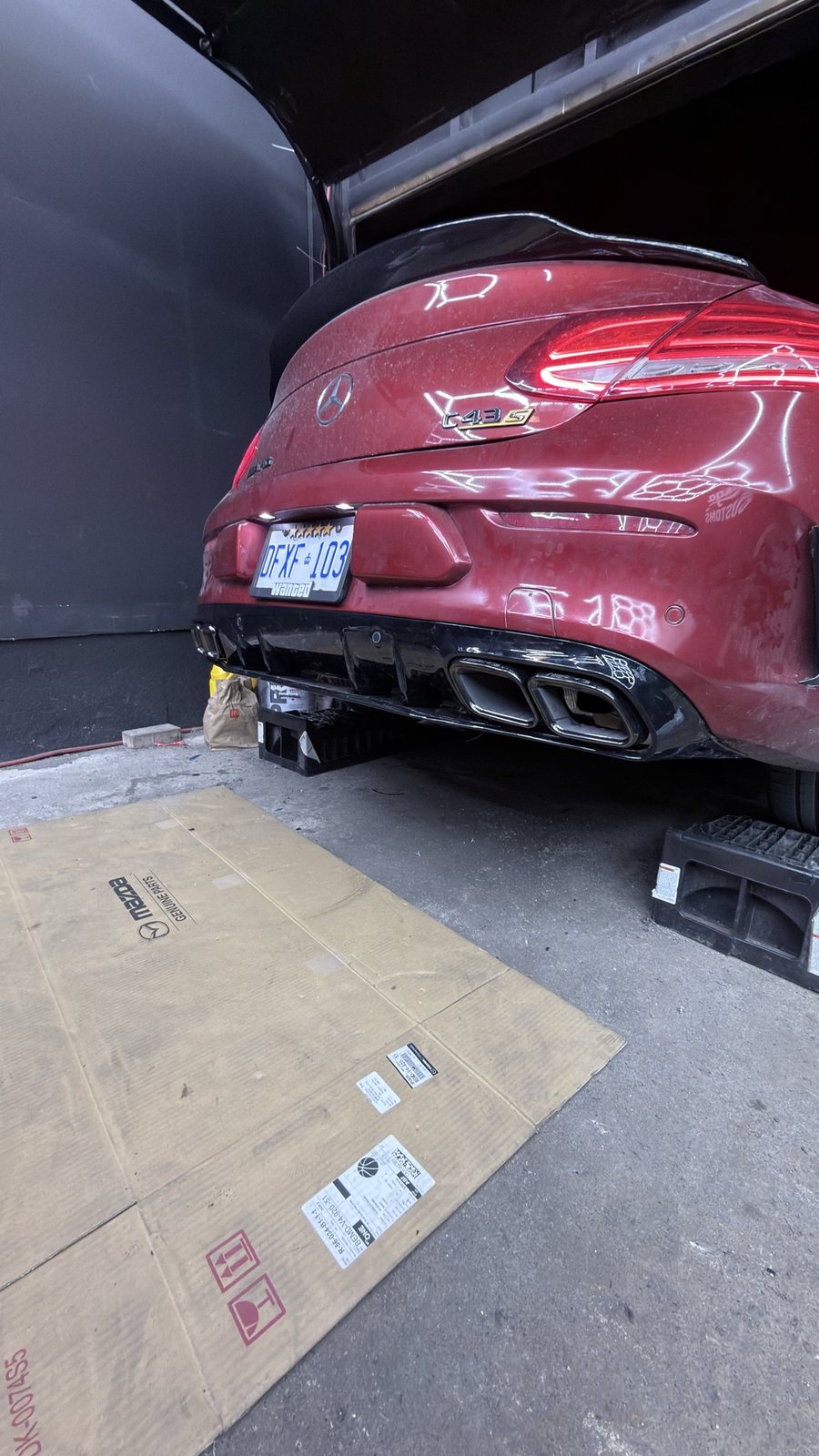 Mercedes-AMG C43 S — Rear Diffuser