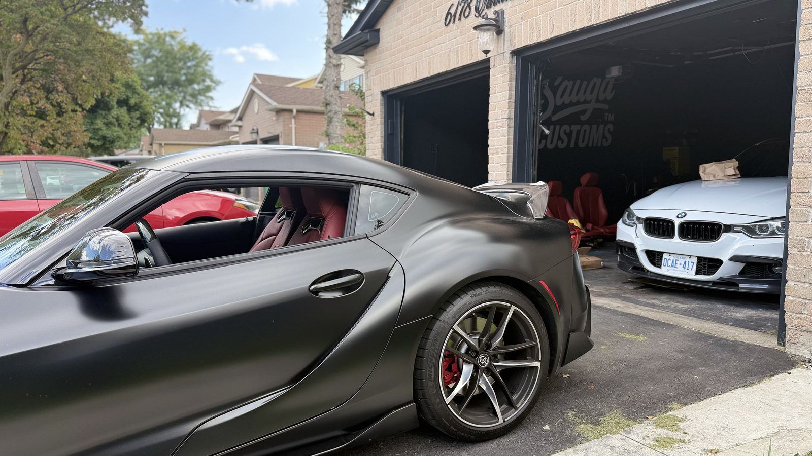 Matte Black Toyota Supra A90